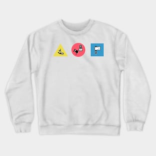 The Shapes of Promare Crewneck Sweatshirt